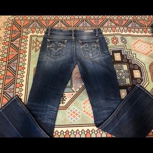 Rock Revival Distressed Bootcut Jeans